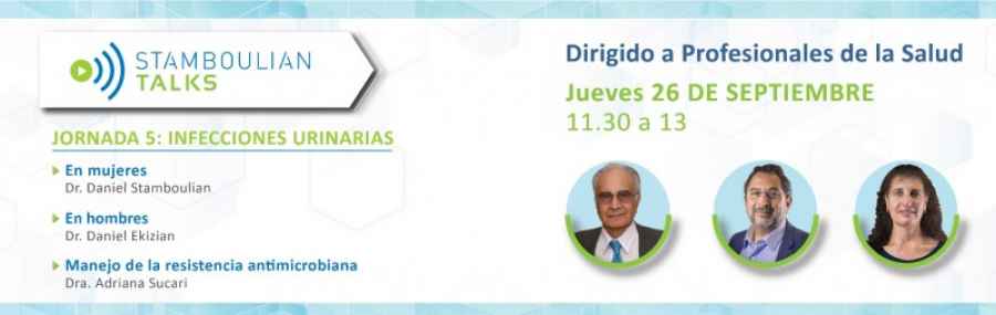Jornada online sobre infecciones urinarias de Stamboulian Talks