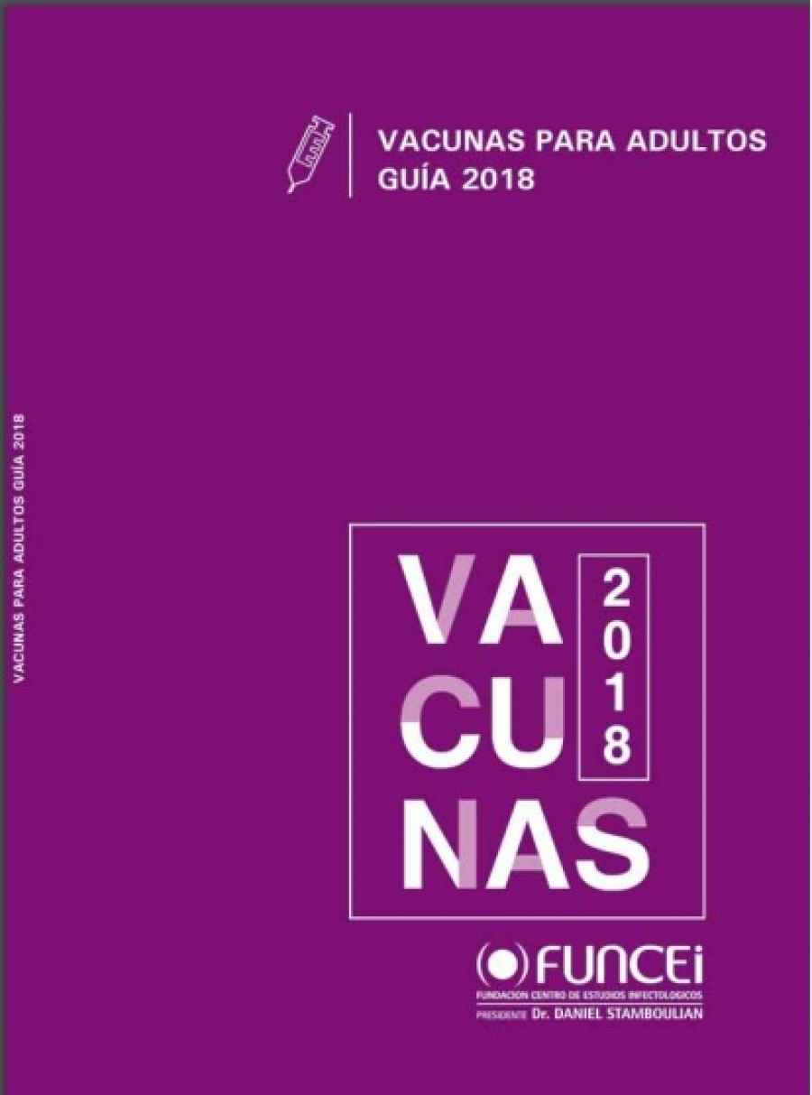 Gu&iacute;a de vacunas para adultos 2018