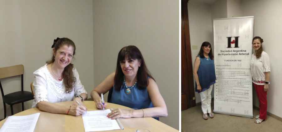 Firma de Convenio entre la Confederación Farmacéutica Argentina (COFA) y la Sociedad Argentina de Hipertensión Arterial (SAHA)